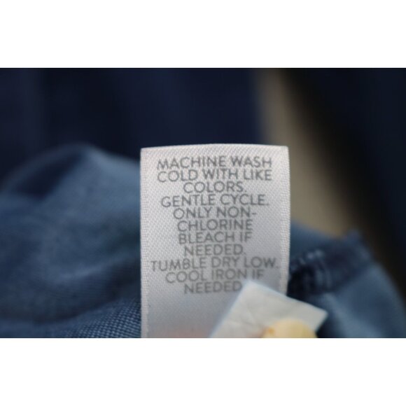 Pure Jill Indigo Long Sleeve Open Front Cardigan-XS-Pockets-Classic-BOHO - Picture 13 of 16